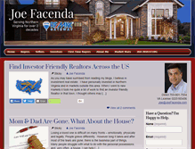 Tablet Screenshot of joefacenda.com